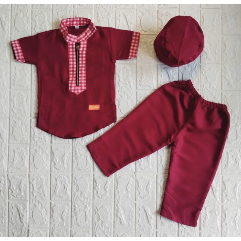 KR SET BAJU KOKO BAYI-(6bulan-2Tahun)