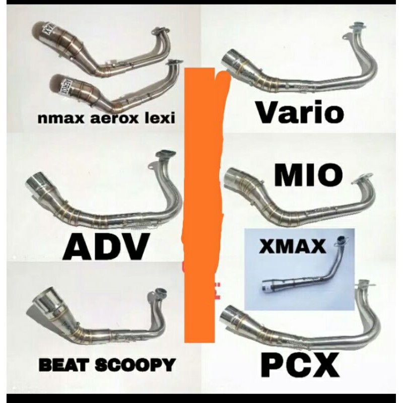 Knalpot Austin Racing Nmax Aerox Beat Vario 125 Vario 150 PCX 150 PCX 160 SCOOPY LEXY ADV Genio Mio M3 Mio J XMAX Knalpot AR jupiter vega supra 125-4