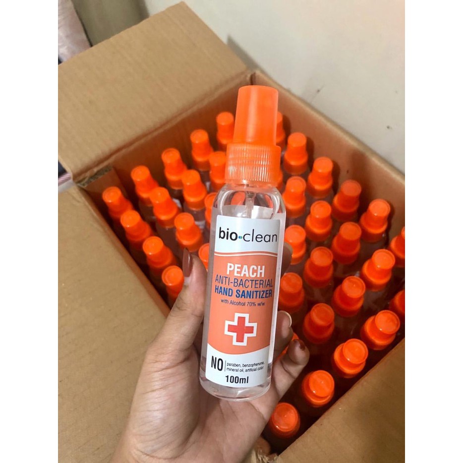 Hand Sanitizer Bio Clean Grosir 100 ml Spray dapat 3 pcs