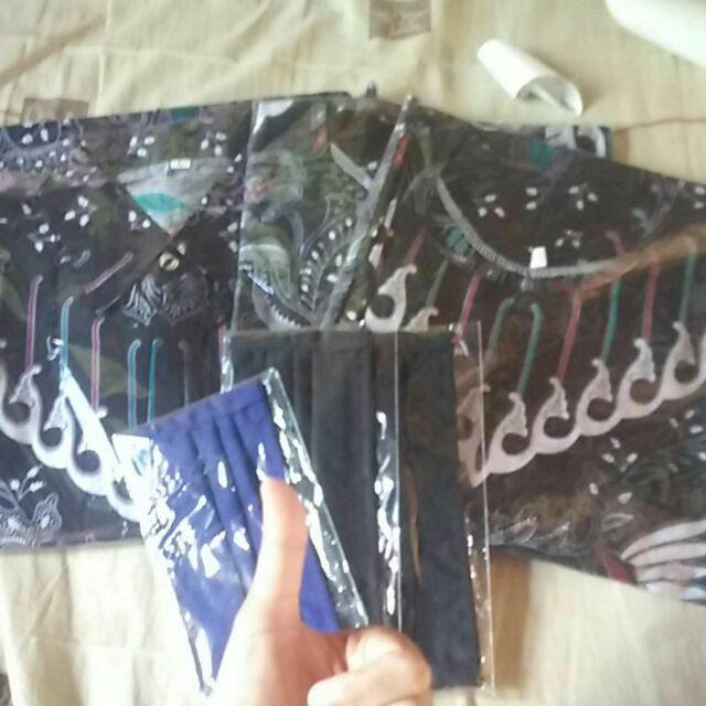 Batik Couple Keluarga Sania Ruffle Ori Ndoro Jowi Dnt Sogan Sekar Ulir - Kupu Putih Abu