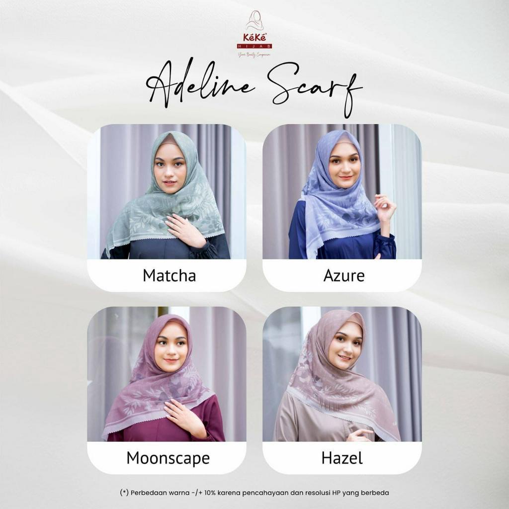 HIJAB MOTIF SEGI EMPAT WANITA ADELINE SCARF,ADELINE SCARF HIJAB SEGI EMPAT
