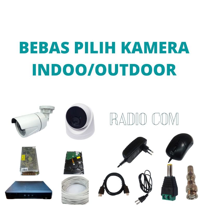 PAKET CCTV 16 CHANNEL 11 CAMERA 5MP 1080P FULL HD IR SONY LENGKAP SIAP PASANG