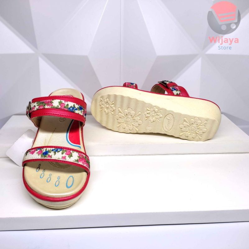 Sandal Anak Perempuan Carvil Original Sendal Wedges Kasual dan Trendi untuk Anak Cewek