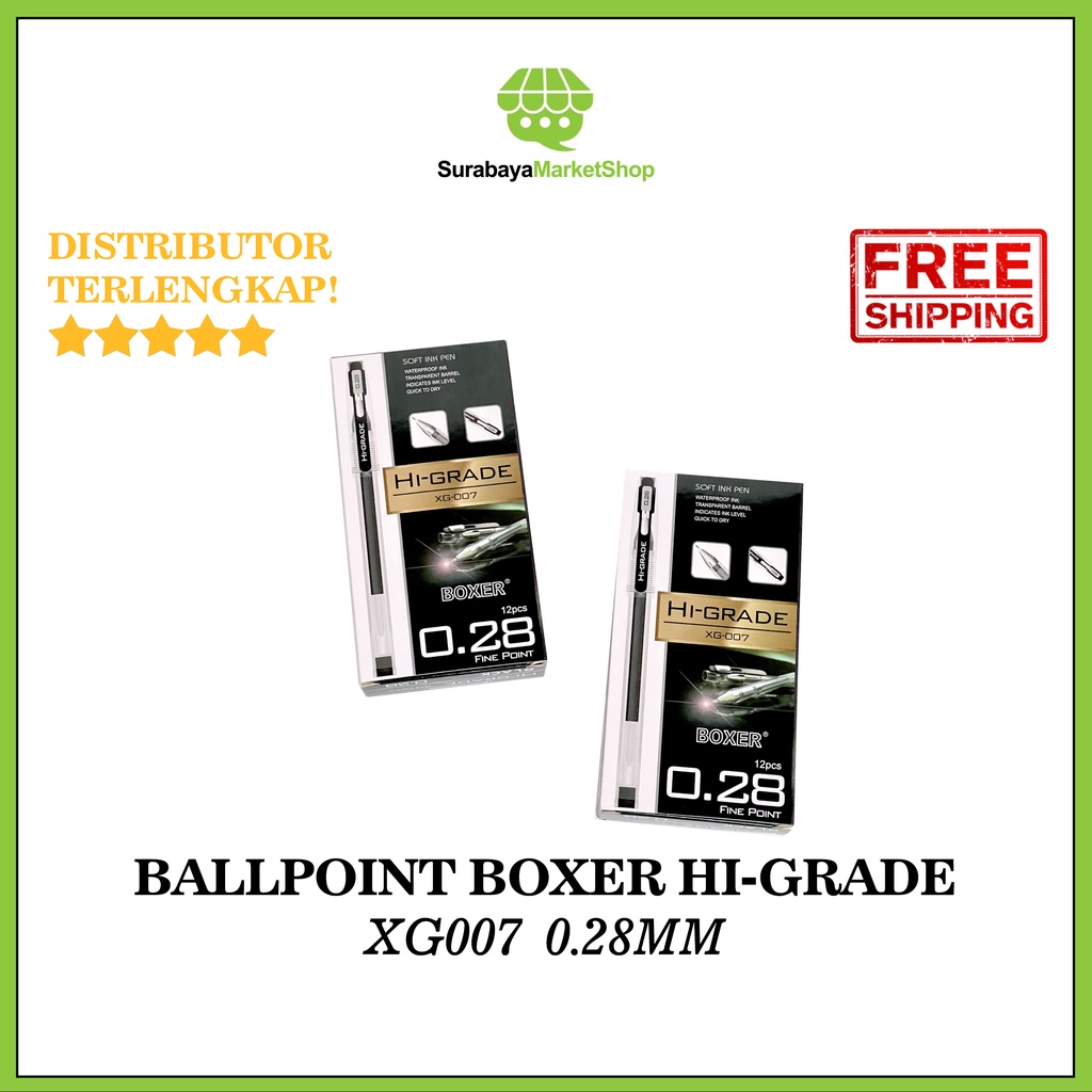 

Ballpoint Boxer Hi-Grade XG007 (0.28mm) (1pcs)