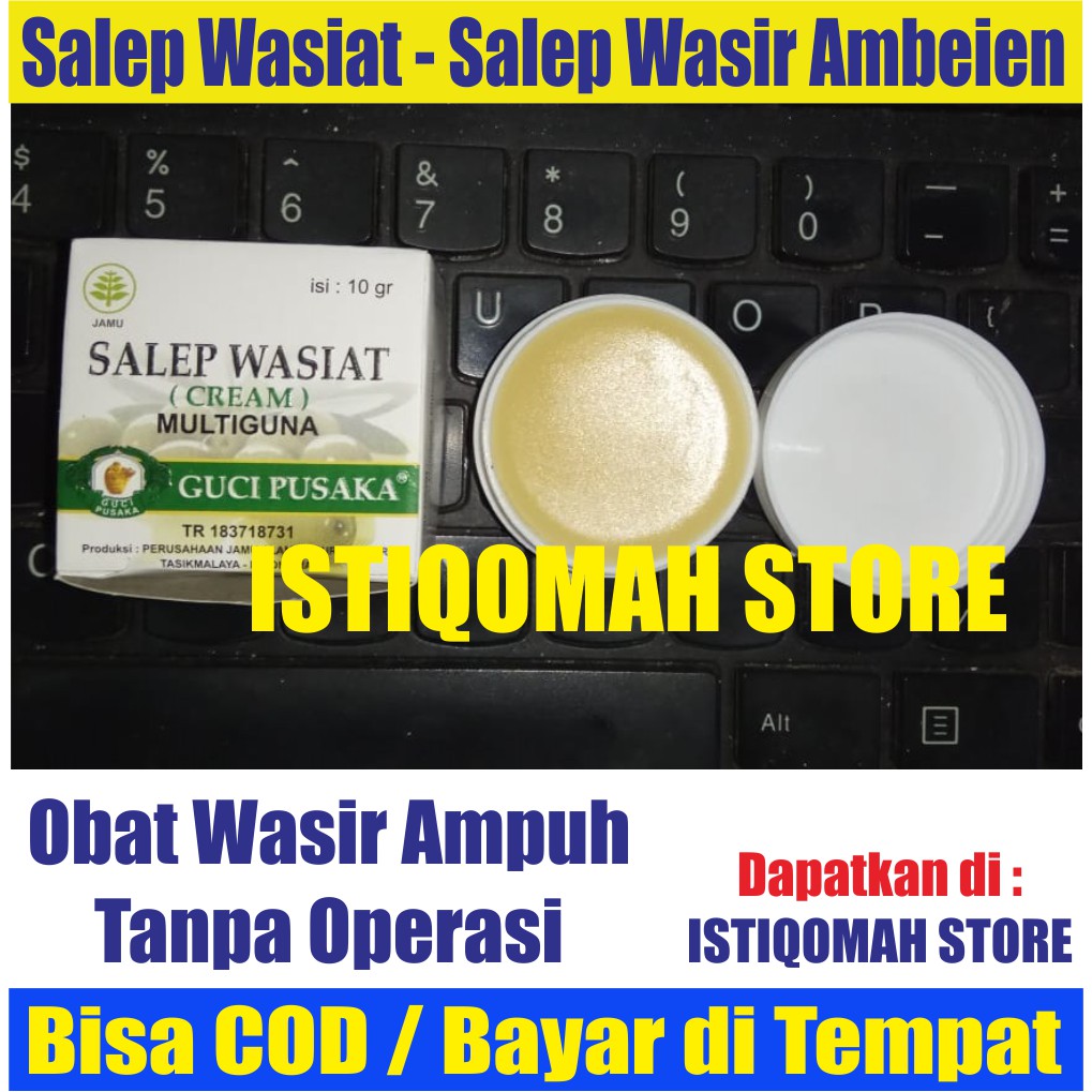 PROMO Obat Salep Wasir Ampuh, Salep Ambeien Wasir Luar Tanpa Operasi Aman Alami - SALEP WASIAT