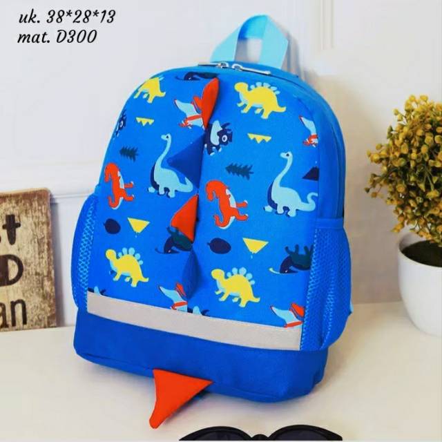 Tas Sekolah Anak SD Motif Dinosaurus