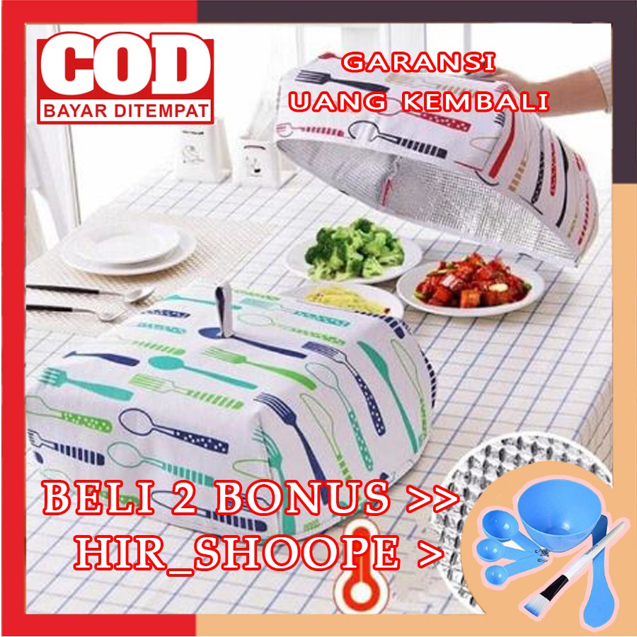 tudung saji susun - tudung saji lipat - tudung saji penahan panas - tudung saji plastik - Tudung - t