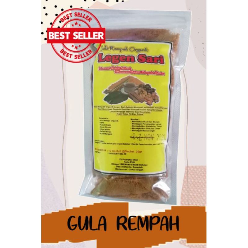 

Gula Rempah Legen Sari Siap Seduh/Sari Rempah Organik