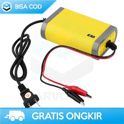 CHARGER AKI MOTOR MOBIL MURAH 12 V 2A TAFFWARE ORIGINAL UD11 OTOMATIS