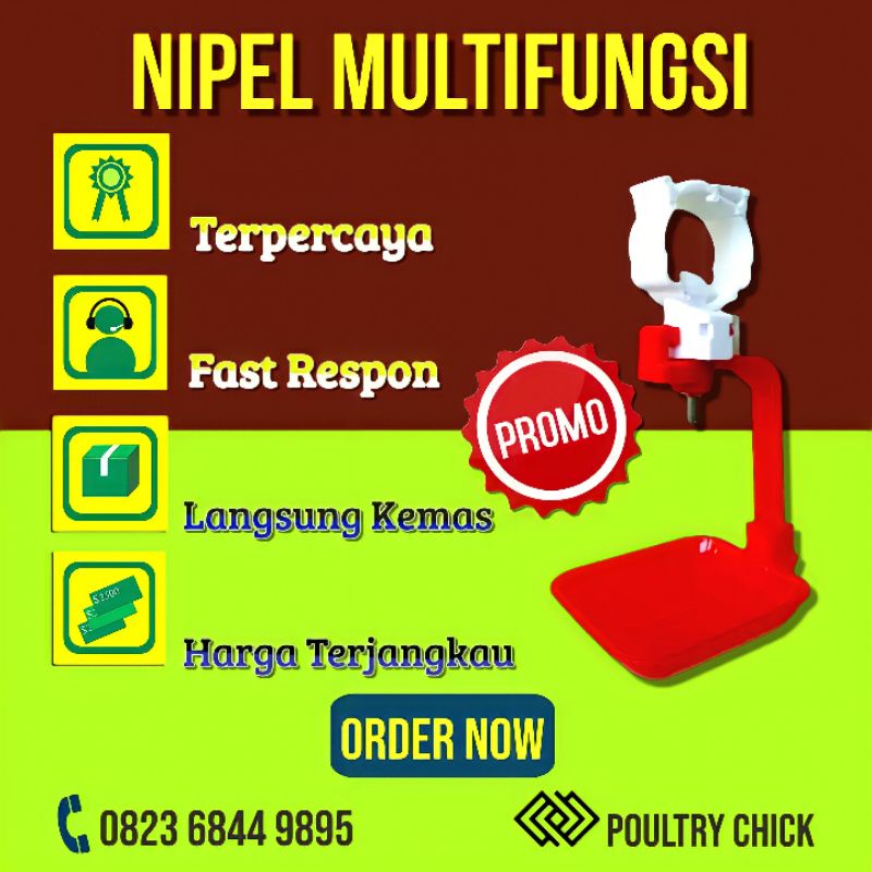 Nipel Ayam Multifungsi A9 + Mangkok