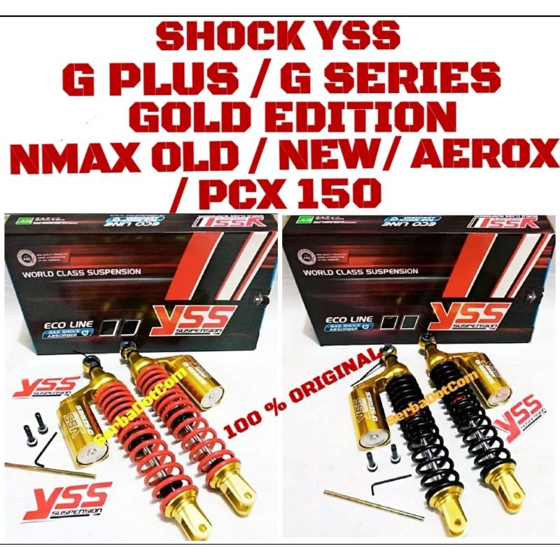 SHOCK YSS G PLUS G SERIES SMOOTH NMAX OLD NEW PCX 150 AEROX GOLD