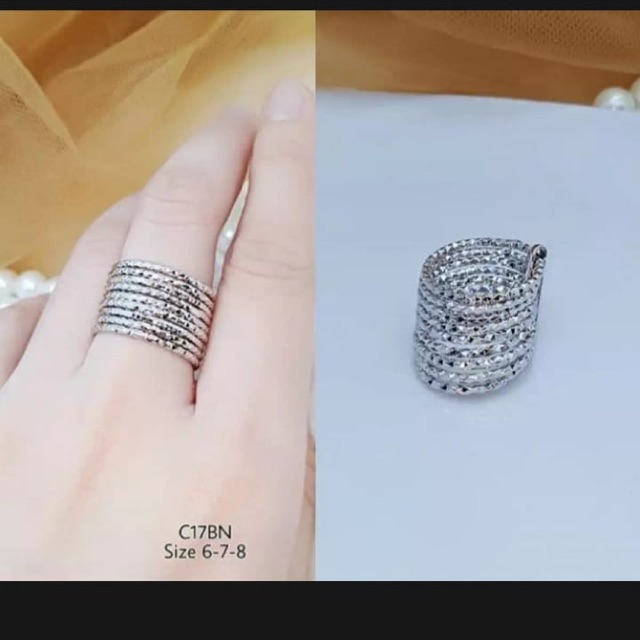 Cincin keroncong silver