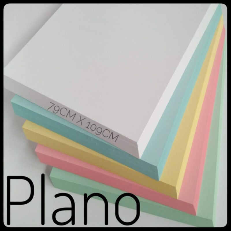 

KERTAS TIK / KARTON HVS 200 GR UK PLANO / 79 CM X 109 CM ( ISI 5 LEMBAR )