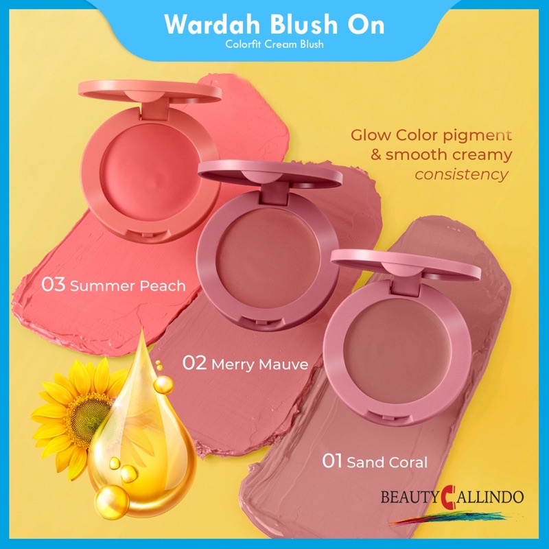 [kc]  wardah colorfit cream blush -- wardah color fit cream blush on -- wardah blush on