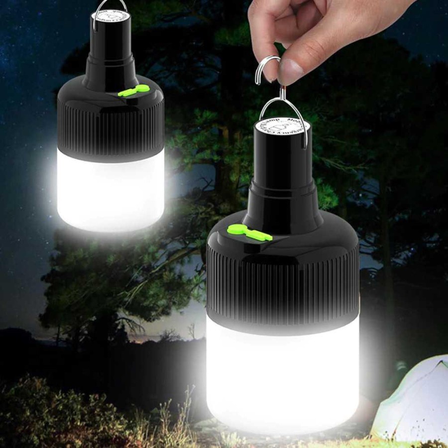 Lampu LED Lentera Camping Lantern Light - LB171 - Black