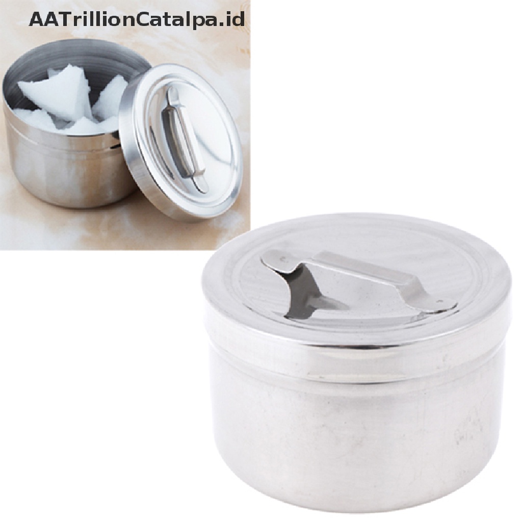 Aatrillioncatalpa Toples Kontainer Kapas Bahan Stainless Steel Untuk Medis