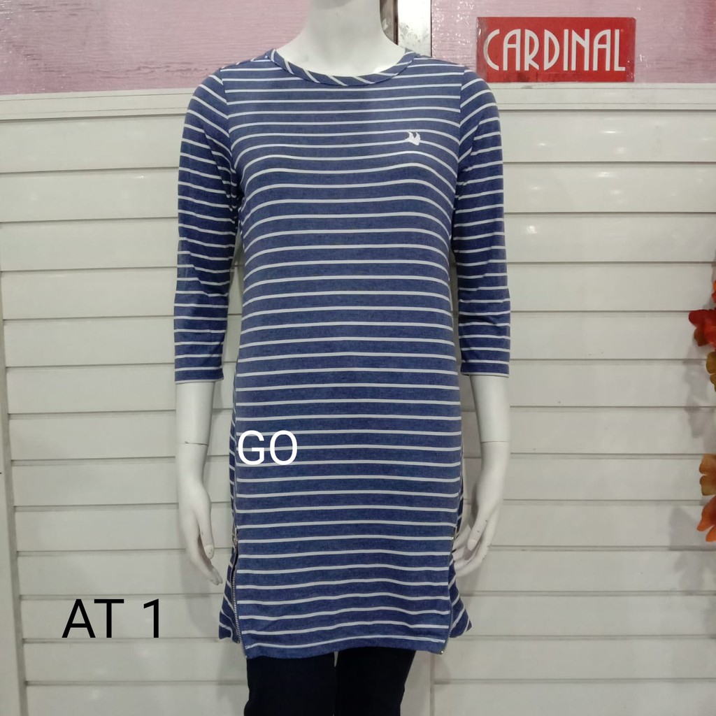 gof AT CARDINAL GIRL Baju Tunik Cewek Pakaian Perempuan Lengan Panjang