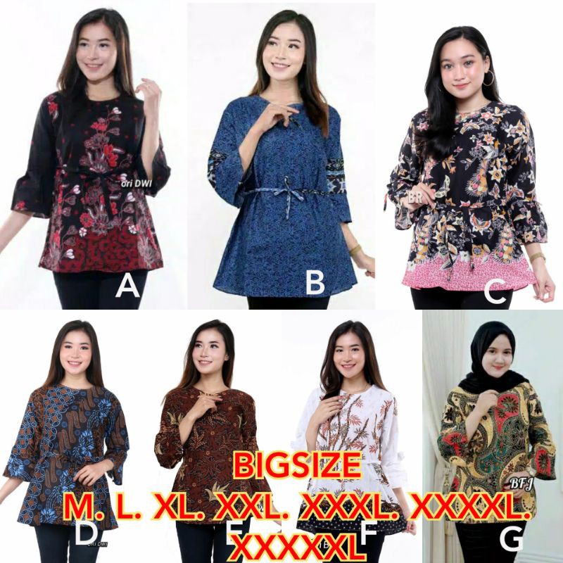 Batik jumbo wanita BIG SIZE JUMBO XXL XXXL 3L 4L 5L