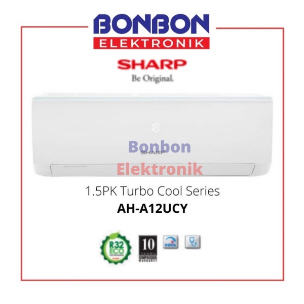 Sharp AC 1.5PK AH-A12UCY / 1.5 PK AHA12UCY Turbo Cool Series