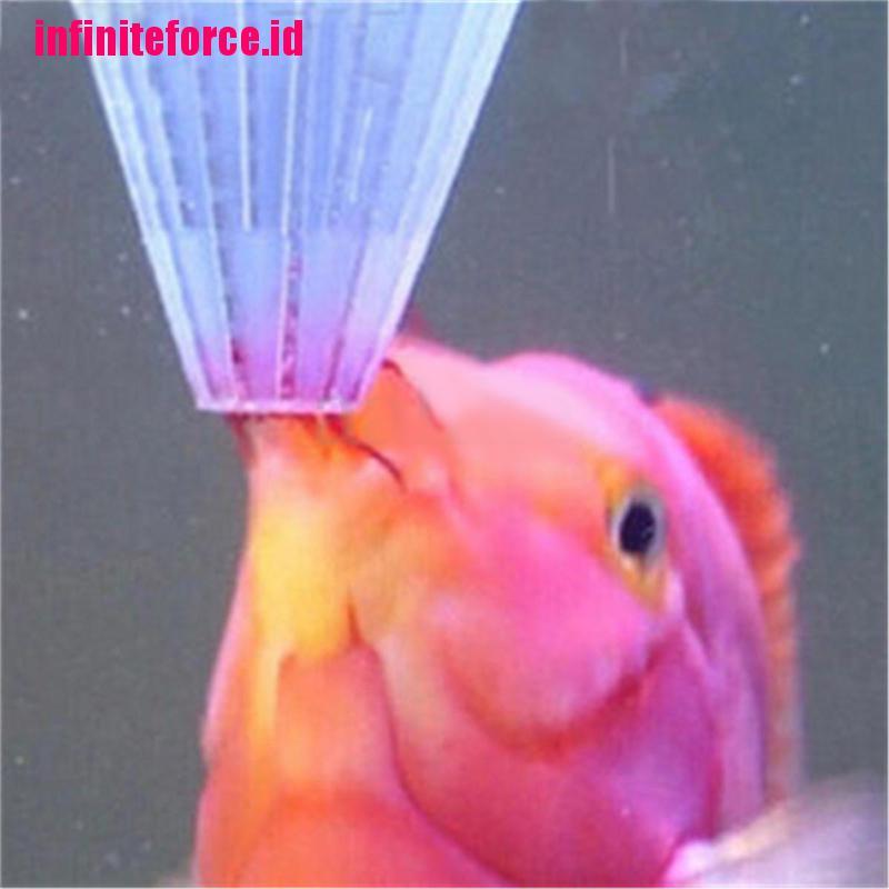 4pcs Aquarium Red Worm Feeder Cone Feeding for Fish Tank Angel Fish Discus Fish