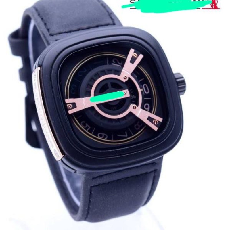 PREMIUM!! Jam Tangan Pria Seven M2 Kulit Tebal&amp;Lentur murah