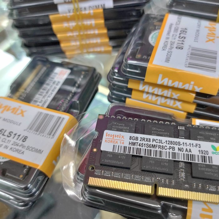 MEMORY RAM SODIM LAPTOP DDR3L 8GB PC3L 12800 HYNIX - BERGARANSI