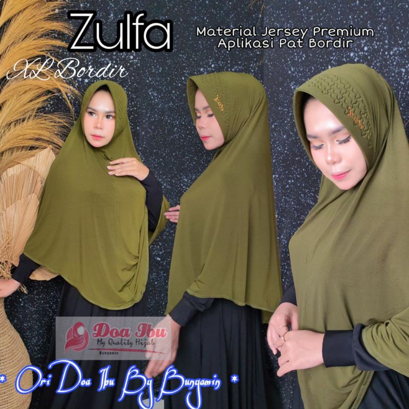 DOA IBU || Jilbab Jumbo XL Bordir
