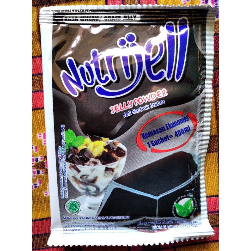 Nutrijel Agar Jelly Powder Nutrijell Ekonomis Rasa Cincau Grassjelly 10 Gr Shopee Indonesia