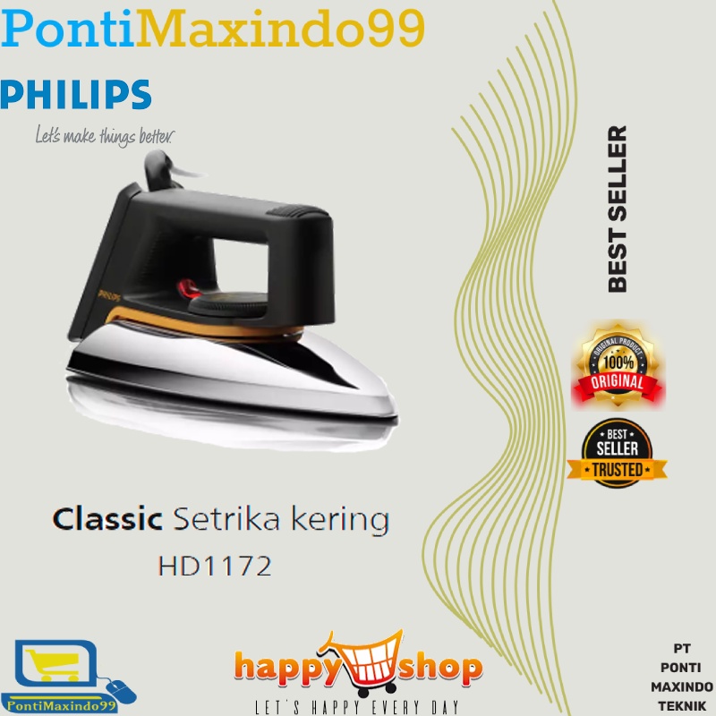 SETRIKA PHILIPS CLASSIC 350 WATT HD 1172