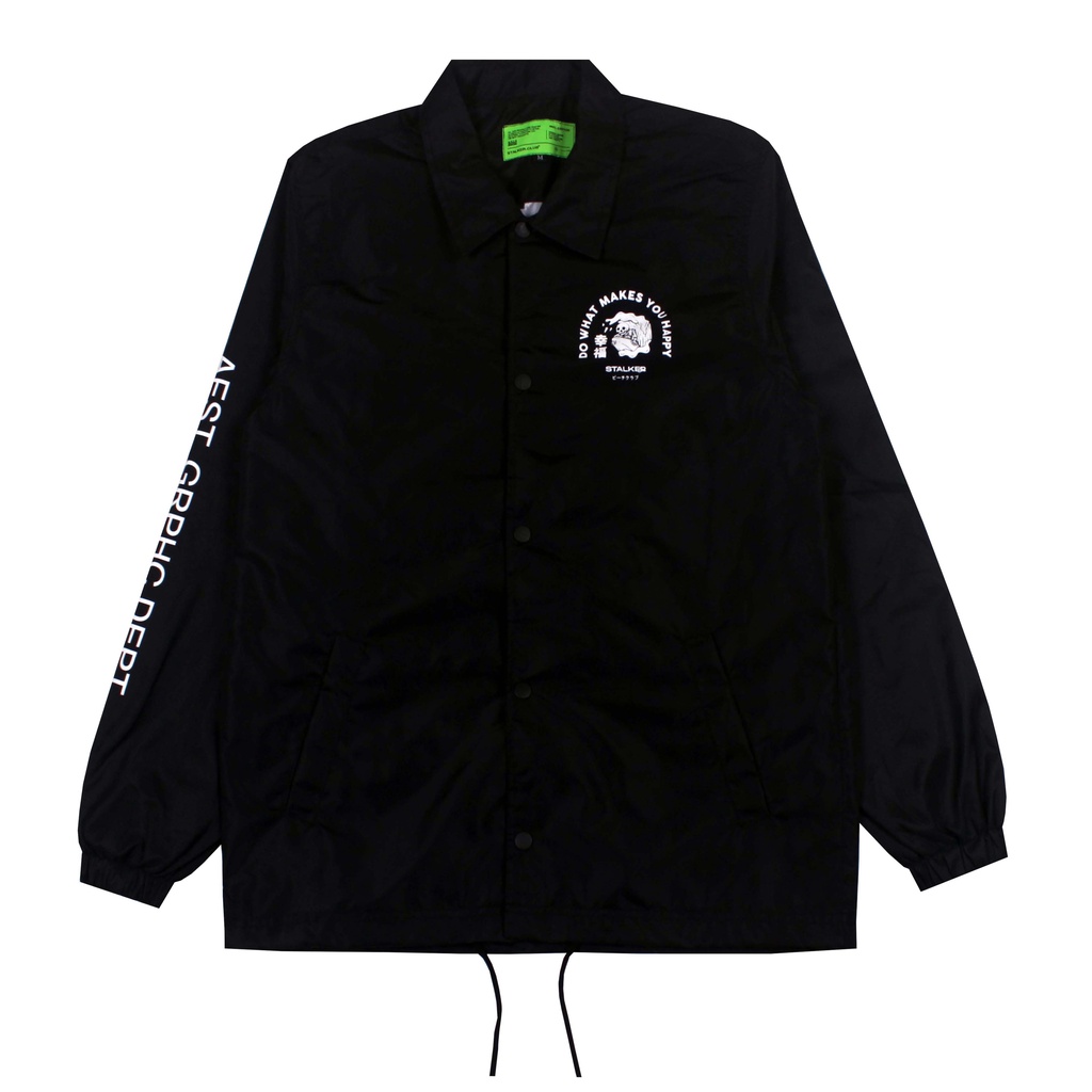 Stalker Jacket Coach - Surfing Hitam