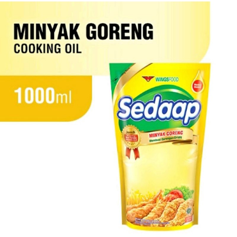 

Minyak Goreng Super Bening Merek Random Sesuai Stock Kemasan Pouch 1000 ml