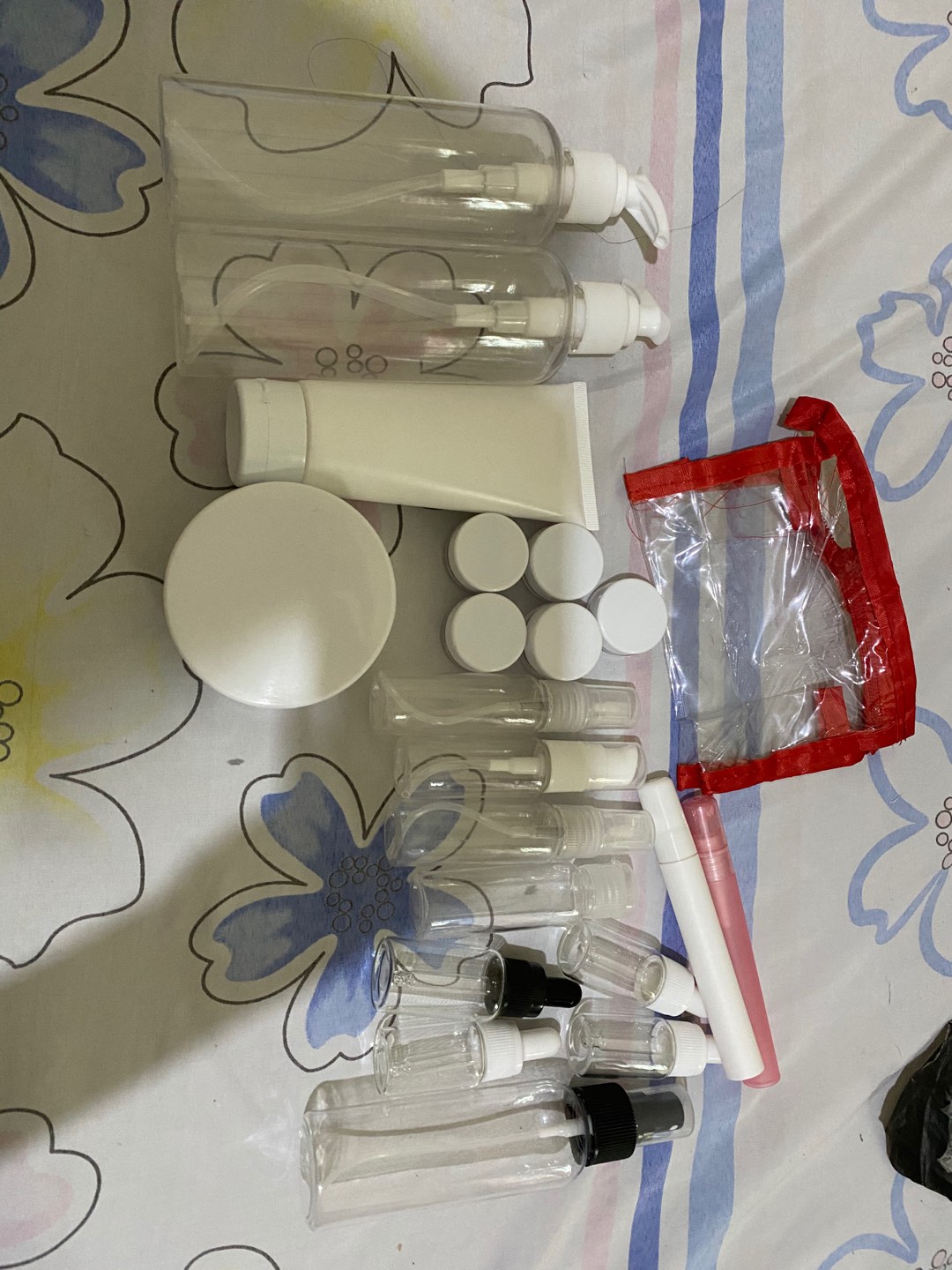 Botol Pet 250 Ml Bening Tutup Pump Putih