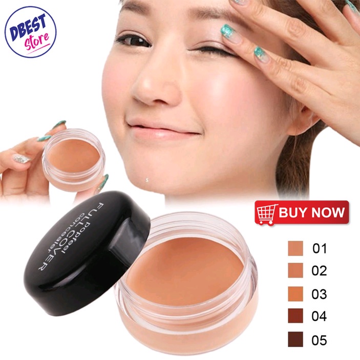 DBEST -  Popfeel Concealer - Popfeel Cream Foundation Full Cover Concealer - Krim Wajah Popfeel Foundation - Popfeel Eyebrow/Concealer