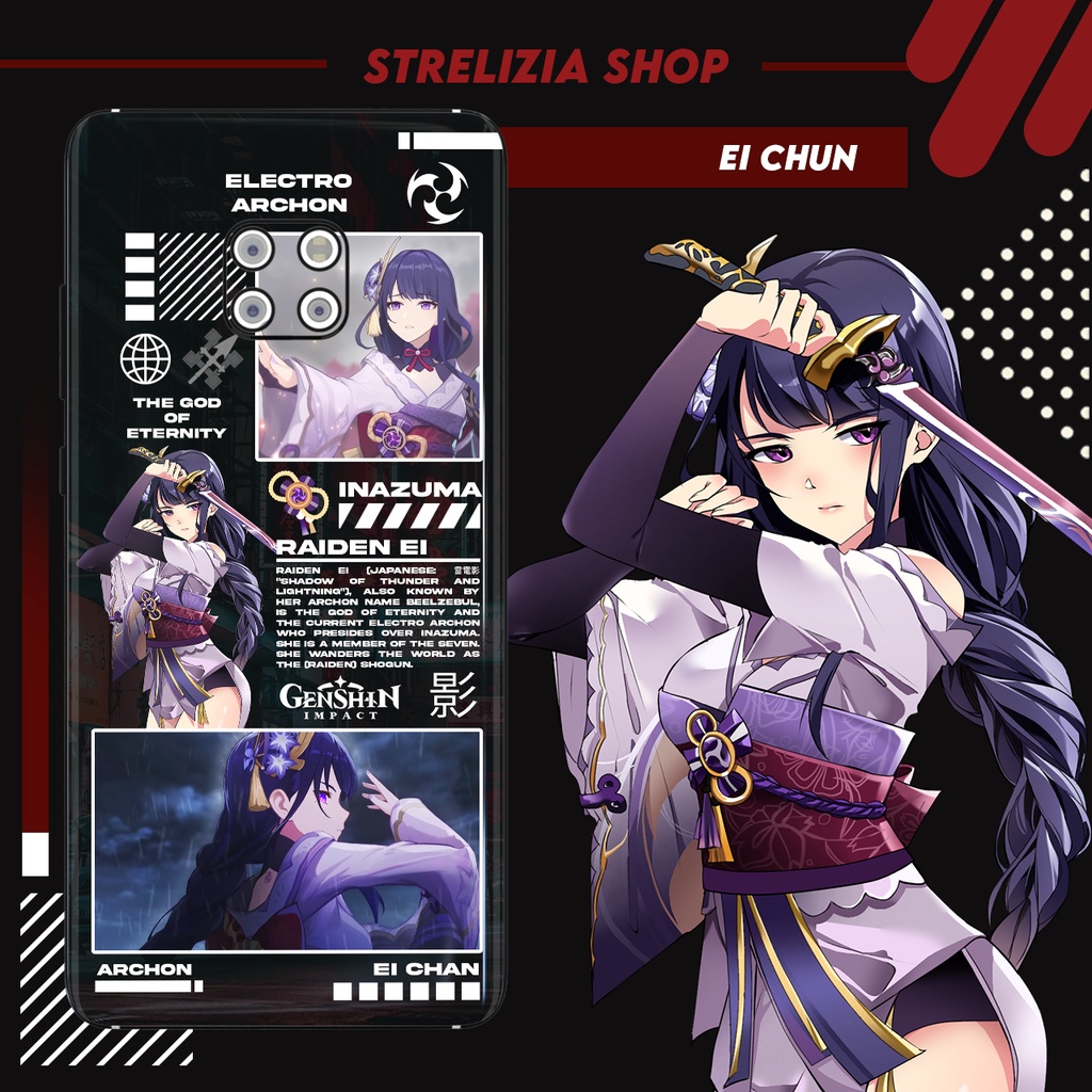 Phone Case Genshin Impact Raiden Ei Version