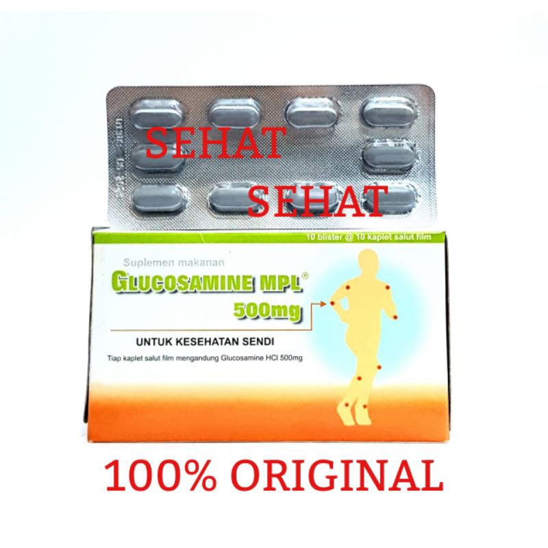 GLUCOSAMINE MPL 500MG Per Strip - MEMBANTU MEMELiHARA KESEHATAN PERSENDIAN