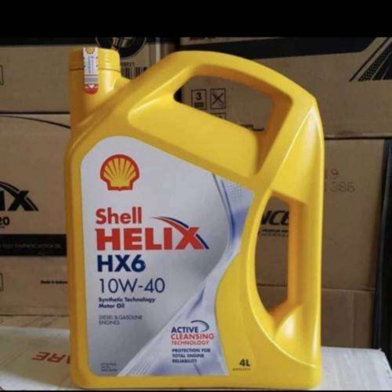 Oli mobil shell helix hx6 10w-40 4 liter