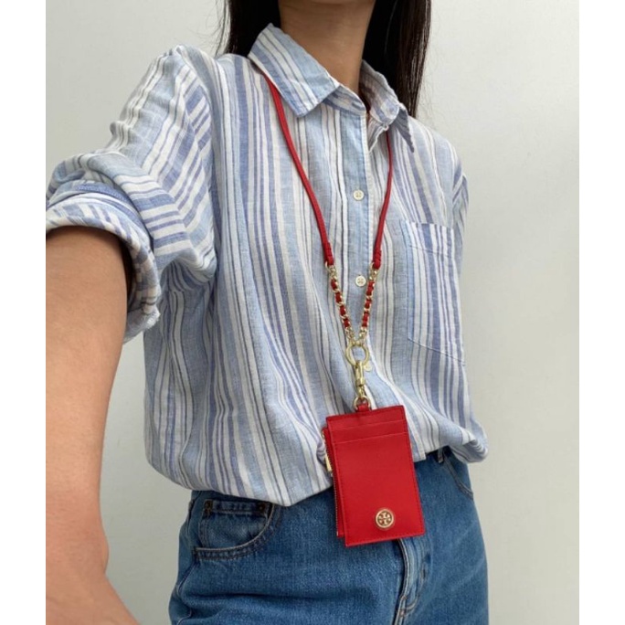 

best seller restock tory burch lanyard id card holder lanyard