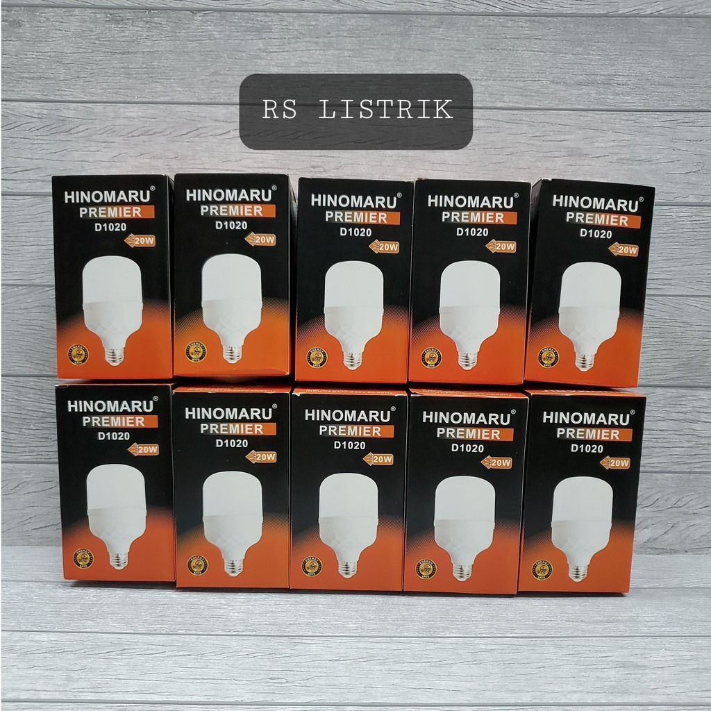 PAKET 10 Pcs HINOMARU Premier Lampu LED Capsule 20 Watt Cahaya Putih