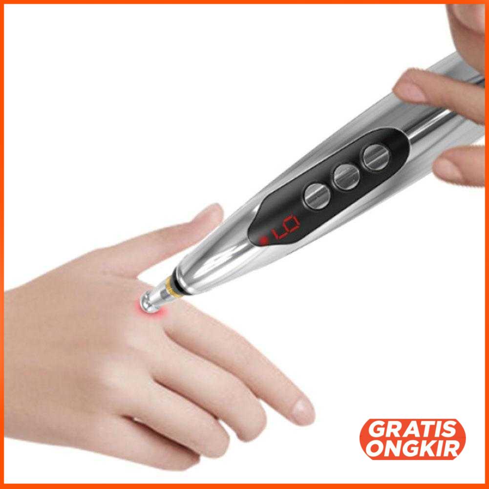 Alat Akupuntur Magnetic Therapy Pen Massager 9 Gears - W-912R