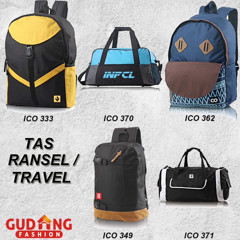 Tas Punggung Ransel Pria - ICO (COMB)