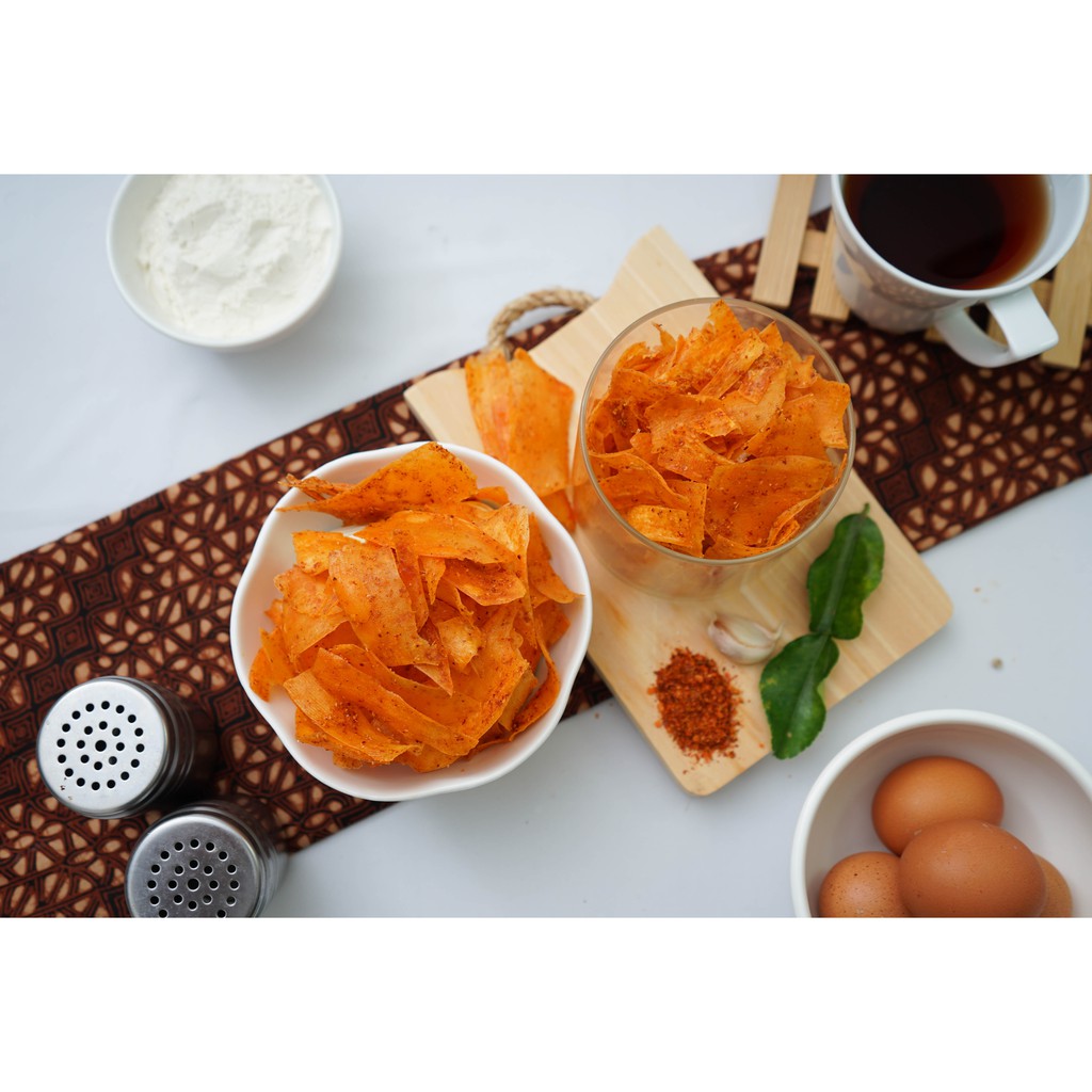

Keripik Singkong Pedas / Kripik Setan