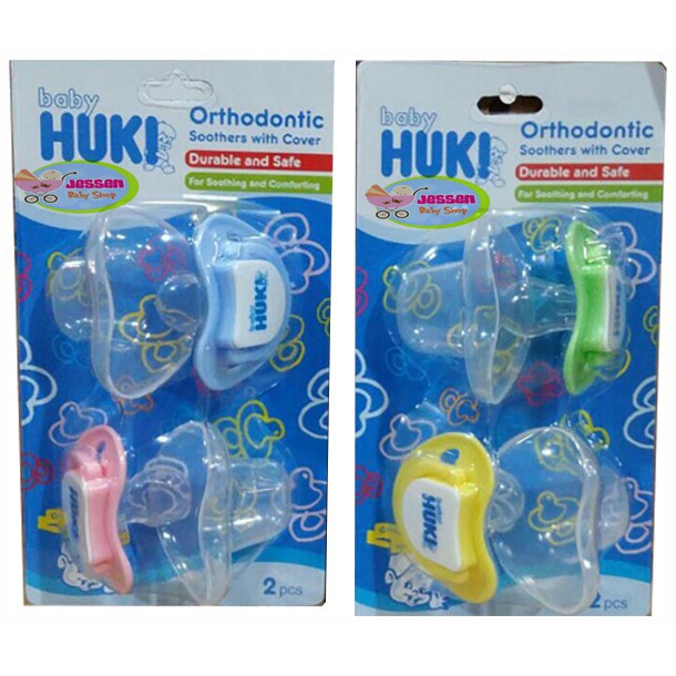 Empeng HUKI Baby Empeng Gepeng Orthodontic / HUKI Empeng Orthodontic