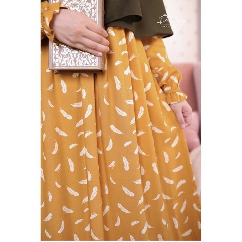 Ditsy November - Quill Mustard Nightgown - Ditsy Februari