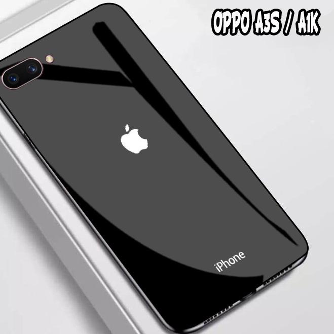 Best Product Softcase Glass Kaca [M154] Oppo A3S A1K A71 A5S A83 A37 A37F - Case Hp Oppo A3S A1K A71