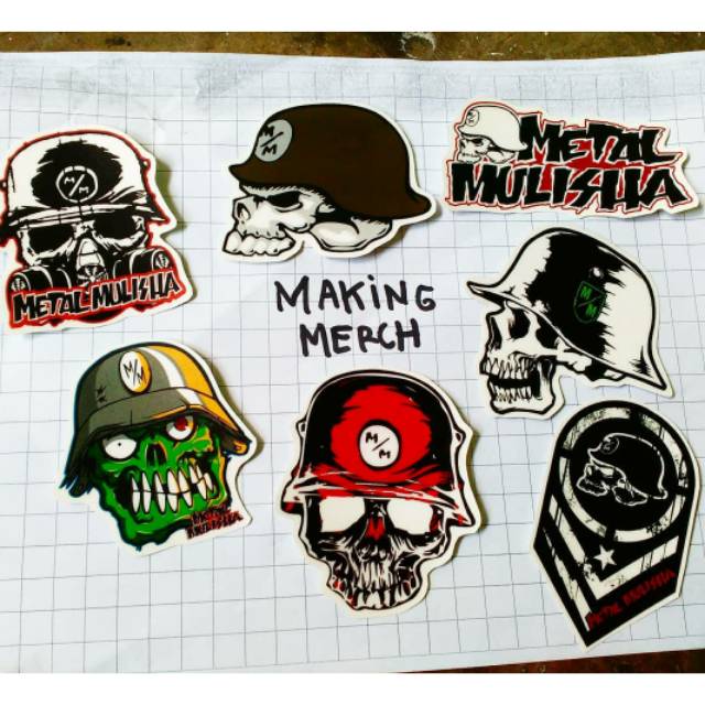 

Stiker Metal Mulisha