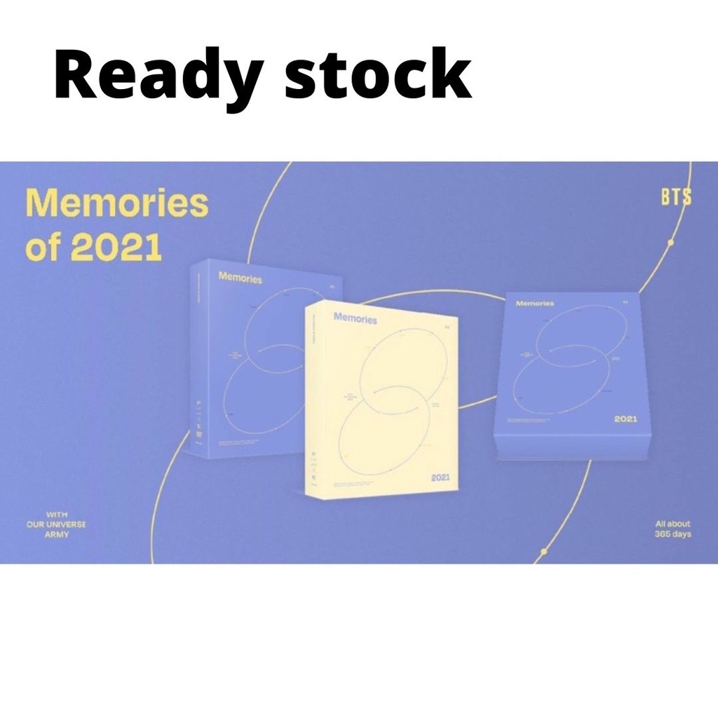 [ Ready stok] BTS Weverse Memories of 2021 DVD/Bluray/Digital Code