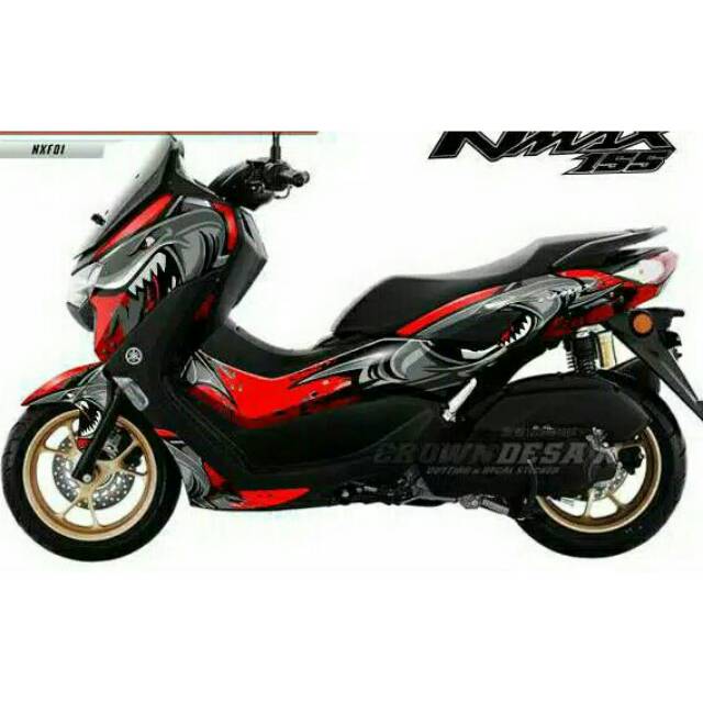 Decal Nmax All New 2020 Red Via Shark Full Body