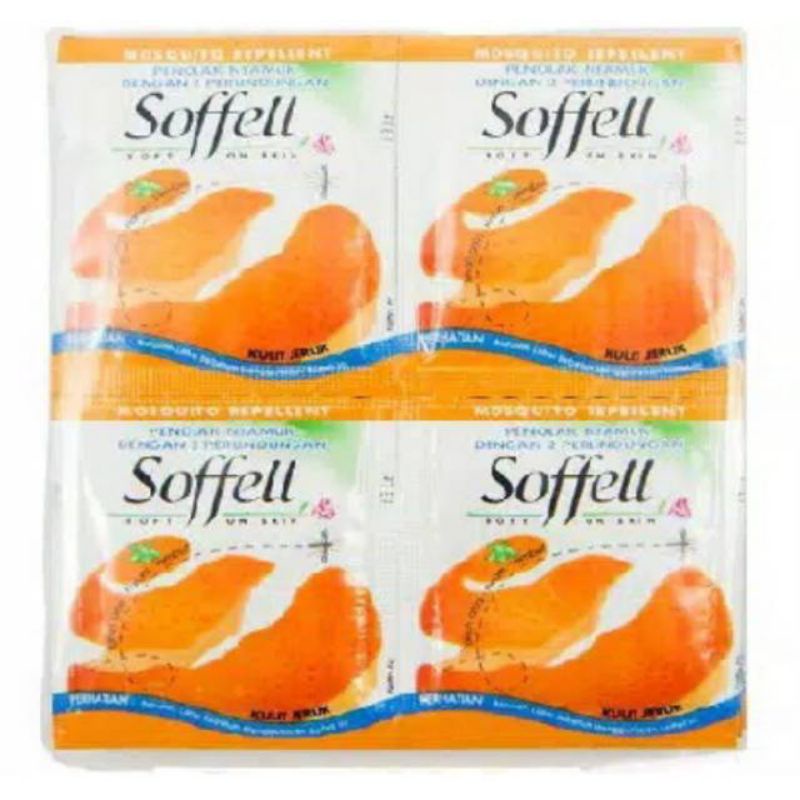 Soffell Lotion Renteng (12sachet @6ml) Soffel Jeruk, Geranium