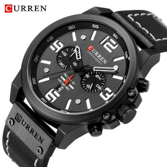 NEW JAM TANGAN PRIA CURREN 8314 JAM TANGAN COWOK CHRONO AKTIF ANALOG