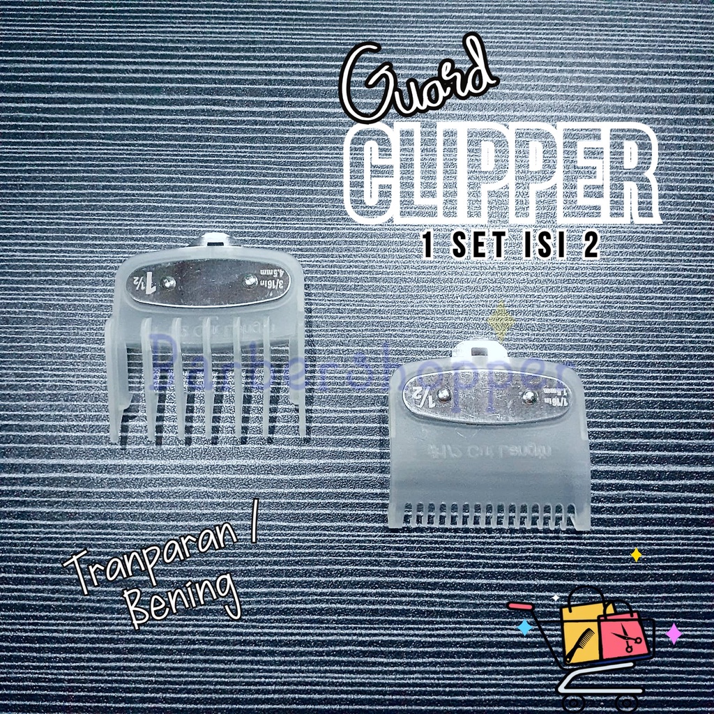 PROFESSIONAL GUARD CLIPPER No 1,5 & 0,5 PLAT BESI SET ISI 2 || SEPATU KLIPER BARBERSHOPPER DAN SALON
